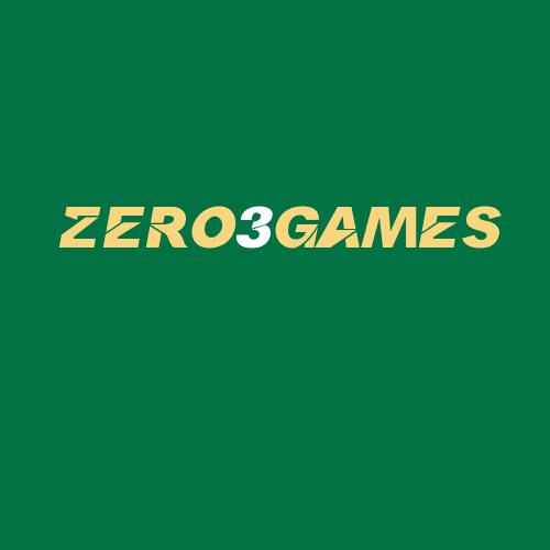 Logo da ZERO3GAMES